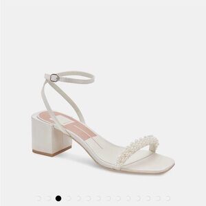 Dolce Vita Zalima Heels Vanilla Pearls